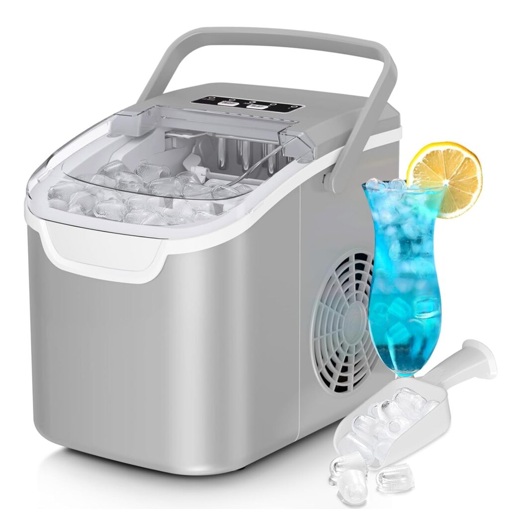 Antarctic Star countertop ice maker control panel close-up