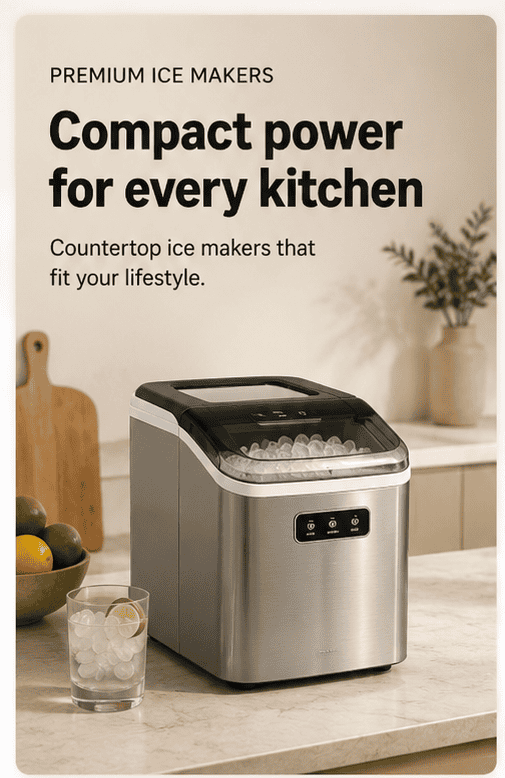 Bullet ice makers
